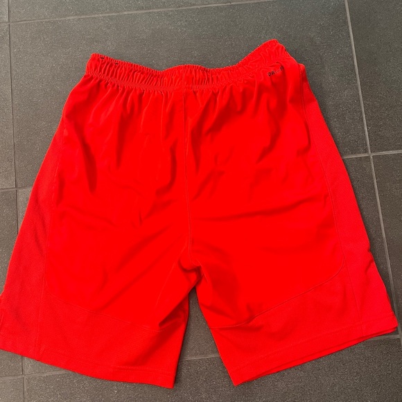 Men's red Nike Dri-Fit shorts, size medium - Picture 2 of 4